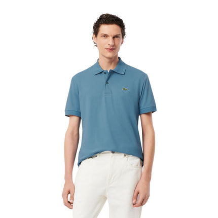 Polo Classic Fit Uomo Azzurro Blu