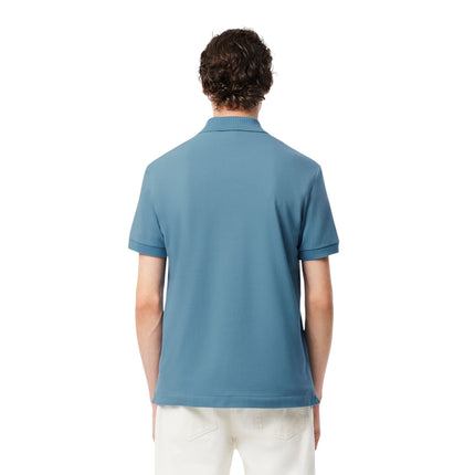 Polo Classic Fit Uomo Azzurro Blu