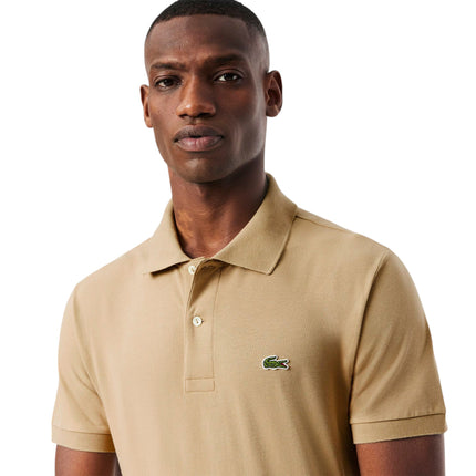 Polo Classic Fit Uomo Beige