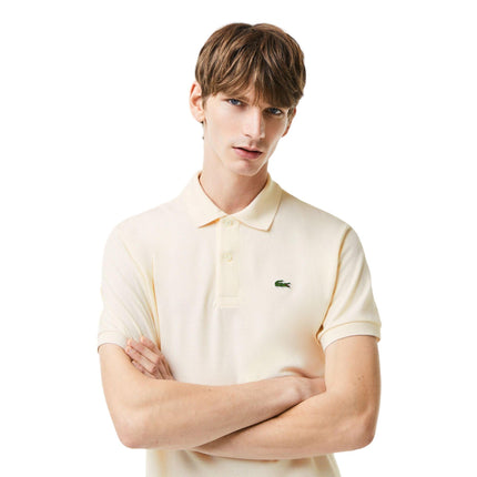 Polo Classic Fit Uomo Panna