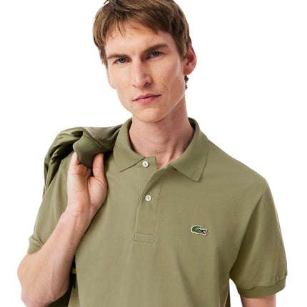 Polo Classic Fit Uomo Verde Cachi