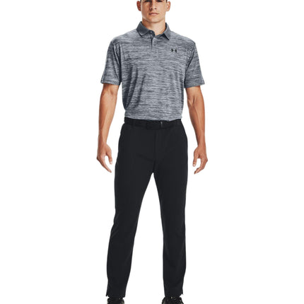 Polo Performance Textured Uomo Steel/Black