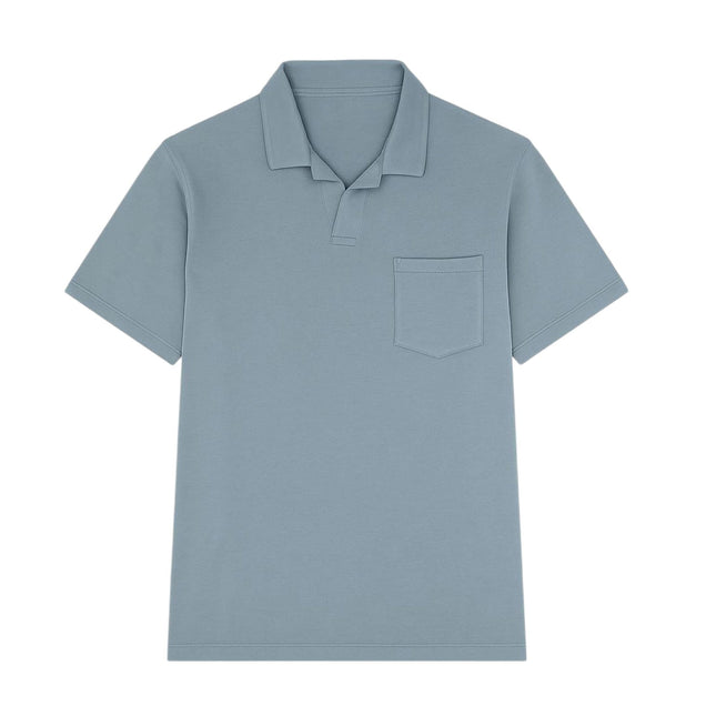 Polo Piqué Uomo Celadon Green