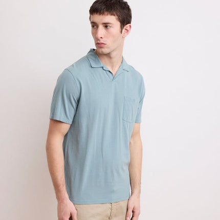 Polo Piqué Uomo Celadon Green