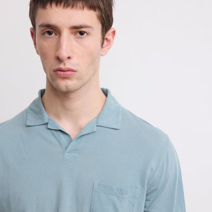 Polo Piqué Uomo Celadon Green