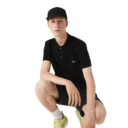 Polo Slim Fit Uomo Nero