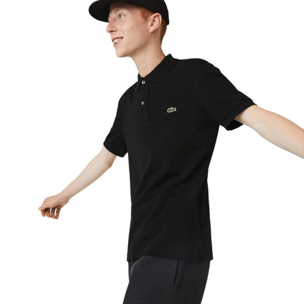 Polo Slim Fit Uomo Nero