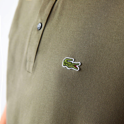 Polo Slim Fit Uomo Verde