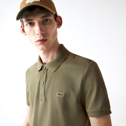 Polo Slim Fit Uomo Verde