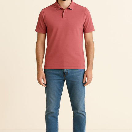 Polo Vibe Uomo Faded Red