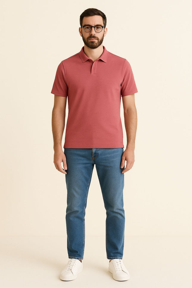 Polo Vibe Uomo Faded Red