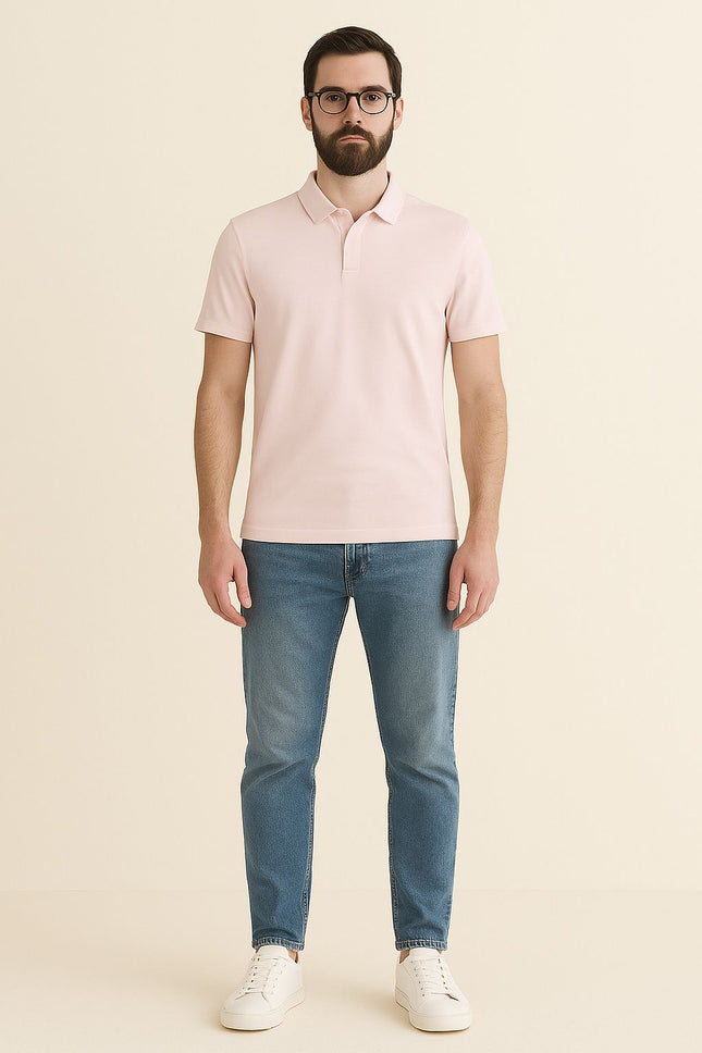 Polo Vibe Uomo Light Pink