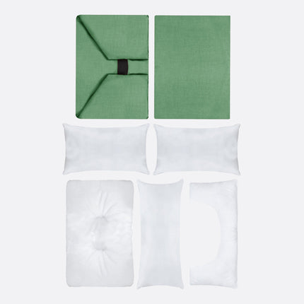 Poltroncina Classica Sfoderabile | Verde scuro