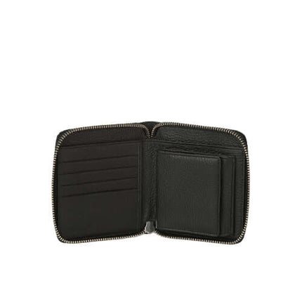 Portafoglio Zip Around Micron in Pelle