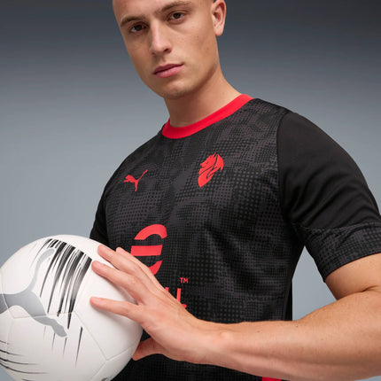 Puma ACM Maglia Calcio Allenamento Milan Nera Training 2025/2026