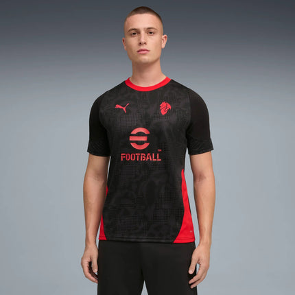 Puma ACM Maglia Calcio Allenamento Milan Nera Training 2025/2026