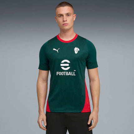 Puma ACM Maglia Calcio Allenamento Milan Verde Training 2025/2026