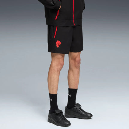 Puma ACM Pantaloncino Pumatech Relaxed Shorts Milan Nero con Tasche 2025/2026