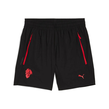 Puma ACM Pantaloncino Pumatech Relaxed Shorts Milan Nero con Tasche 2025/2026