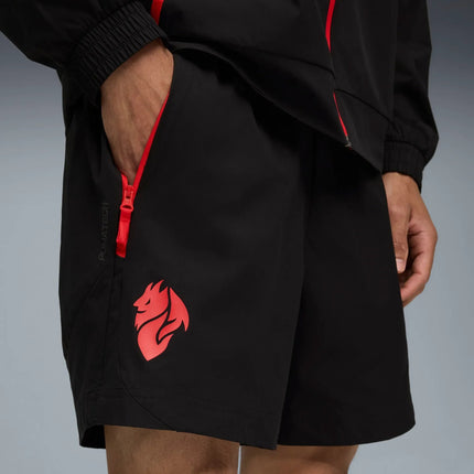 Puma ACM Pantaloncino Pumatech Relaxed Shorts Milan Nero con Tasche 2025/2026