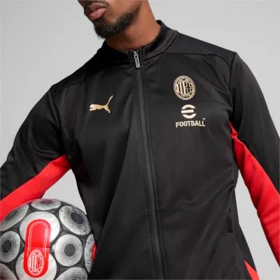 Puma Giacca Tuta Training Jacket AC Milan Nera e Rossa 2024/2025