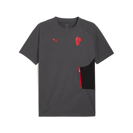 Puma Maglia Calcio Casual Pumatech Pocket Tee Milan Grigio ACM 2025/2026