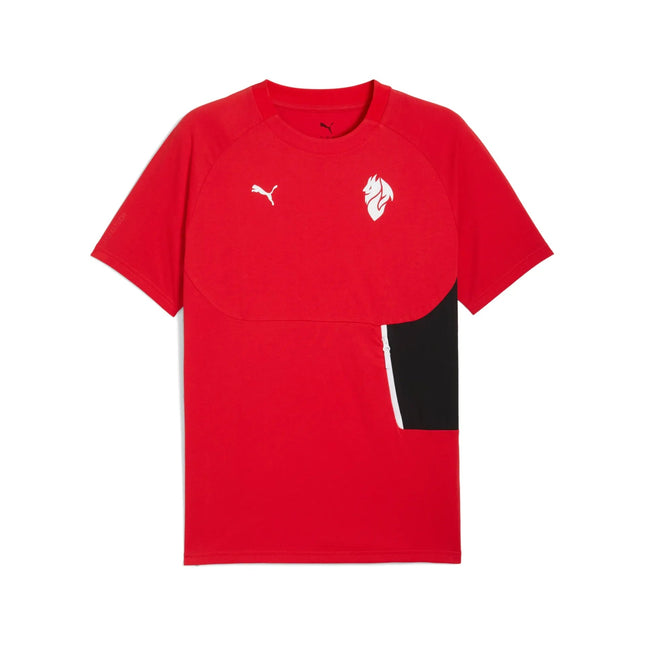 Puma Maglia Calcio Casual Pumatech Pocket Tee Milan Rossa ACM 2025/2026