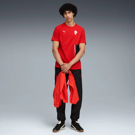 Puma Maglia Calcio Casual Pumatech Pocket Tee Milan Rossa ACM 2025/2026