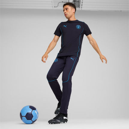Puma Pantaloni Tuta Casual Pants MCFC Manchester City 2024/2025 Blue Navy