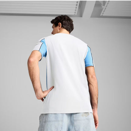 Puma Tee Maglietta MCFC FtblARCHIVE Manchester City Bianca Azzurra 2024/2025