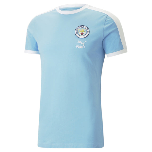 Puma Tee Maglietta T7 Ftbl Heritage Retro Manchester City 2023/2024