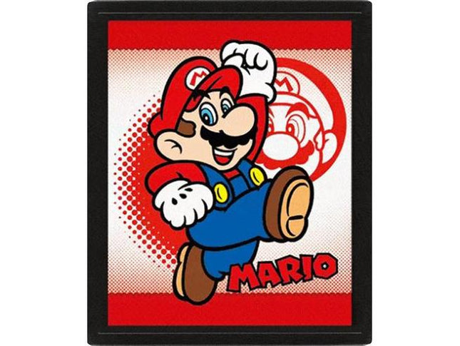 PYRAMID NINTENDO: SUPER MARIO (MARIO YOSHI FLIP) - POSTER 3D LENTICULAR INCORNICIATO