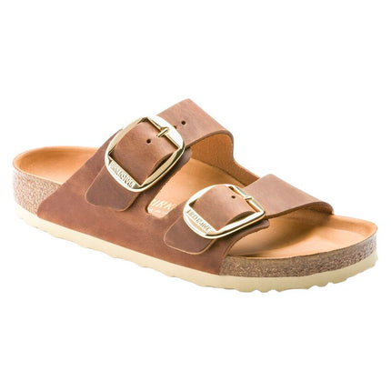 Sandali Arizona Big Buckle Donna Cognac