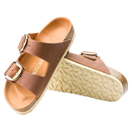 Sandali Arizona Big Buckle Donna Cognac