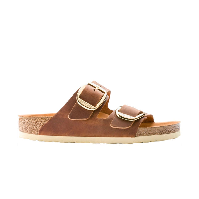 Sandali Arizona Big Buckle Donna Cognac