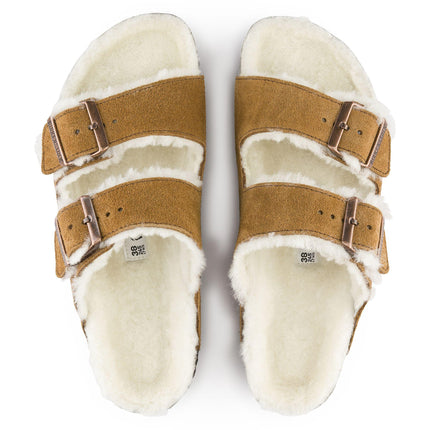 Sandali Arizona Shearling Mink
