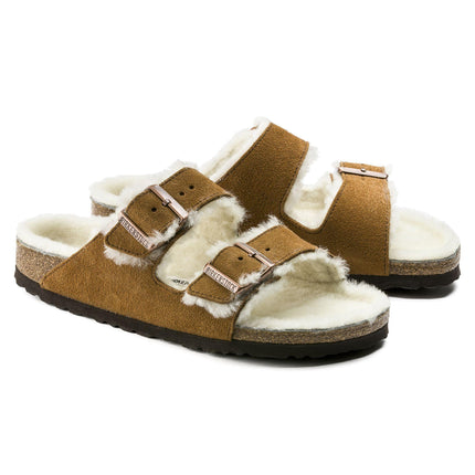 Sandali Arizona Shearling Mink