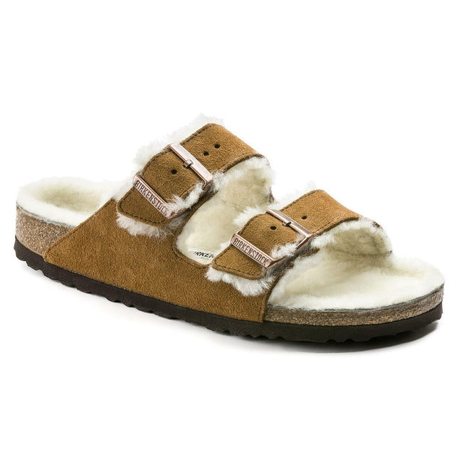 Sandali Arizona Shearling Mink