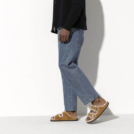 Sandali Arizona Shearling Mink
