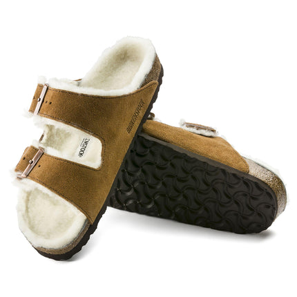 Sandali Arizona Shearling Mink