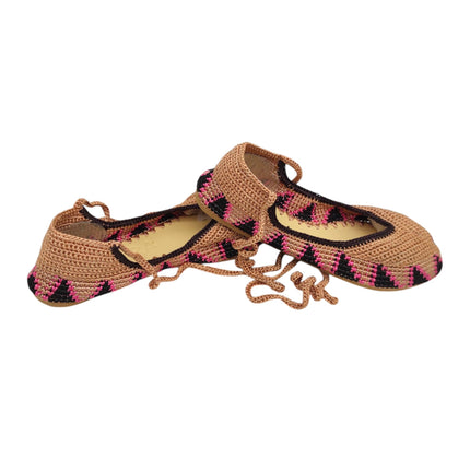 Scarpe Ballerina High Donna Ananas Brown