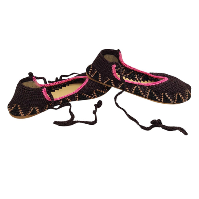 Scarpe Ballerina High Donna Coffee Brown