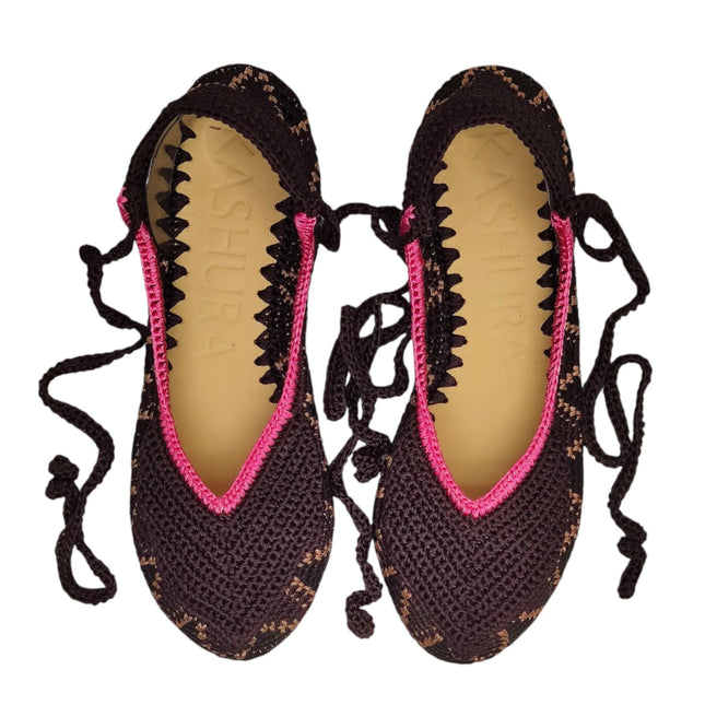 Scarpe Ballerina High Donna Coffee Brown