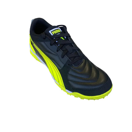 Scarpe Calcio Puma Pressing IV TT Turf Calcetto Nero - Bianco - Giallo
