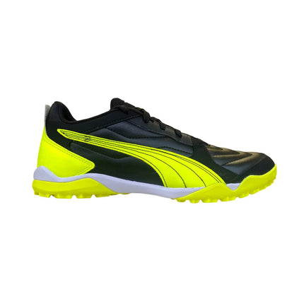 Scarpe Calcio Puma Pressing IV TT Turf Calcetto Nero - Bianco - Giallo