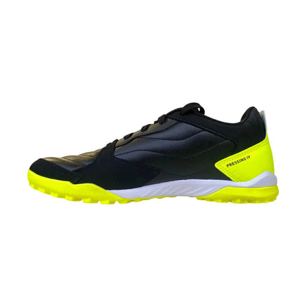 Scarpe Calcio Puma Pressing IV TT Turf Calcetto Nero - Bianco - Giallo