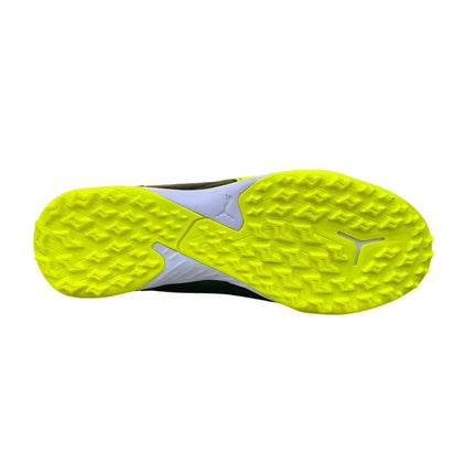 Scarpe Calcio Puma Pressing IV TT Turf Calcetto Nero - Bianco - Giallo