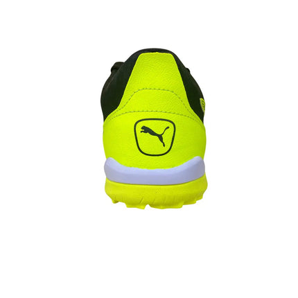 Scarpe Calcio Puma Pressing IV TT Turf Calcetto Nero - Bianco - Giallo