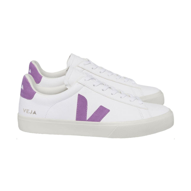 Scarpe Campo Chromfree Leather Donna White/Mulberry