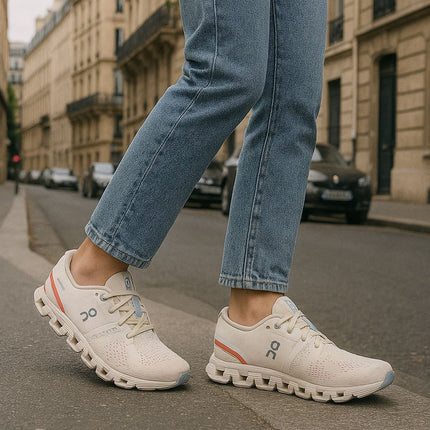 Scarpe Cloud X4 Donna Ivory/Salmon